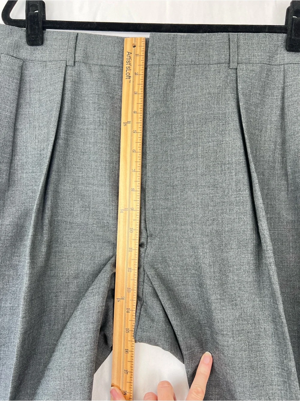 Polo Ralph Lauren Dalton Wool Pants Sz 38 Gray Pleated Trouser Business NWT